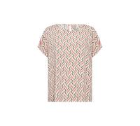 SOYACONCEPT Damen Shirt SC-Penny, Viskose, Kurzarm, Rundhals, Peach Pink, Gr. M