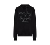 Sweatshirt SOYACONCEPT "SC-BANU 256", Damen, Gr. S, schwarz, Sweatware, Obermaterial: 48% Modal, 48% Polyester, 4% Elasthan, bedruckt, unifarben, figurumspielend hüftlang, Rundhals, Rippbündchen, Swea