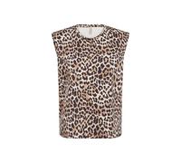 SOYACONCEPT Damen Top SC-OPHIA 10 mit Leo Print (Sand Kombi) Größe L