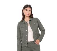 SOYACONCEPT Demin Jeansjacke Damen I Baumwolle und Elasthan Jacke I Grün Mantel Medium