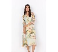 Jerseykleid SOYACONCEPT "Soya Concept Dress SC-CARMEN", Damen, Gr. S, Normalgrößen, 7100c bok choy combi, Obermaterial: 100% Polyester, Kleider Jerseykleid (17273116-S) 7100c bok choy combi