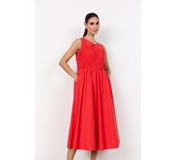 Soyaconcept Kleid SC-NETTI 107 – ärmelloses A-Linie, Rot, Größe XL