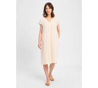 soyaconcept® Kleid mit Leinen-Anteil Damen sand, XL