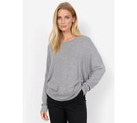 soyaconcept® Langarmshirt Damen hellgrau, XL