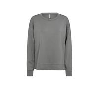 Sweatshirt SOYACONCEPT "SC-BANU 164", Damen, Gr. S, misty, Sweatware, Obermaterial: 48% Modal, 48% Polyester, 4% Elasthan, unifarben, modisch, regular fit normal, Rundhals, Langarm Rippbündchen, Sweat