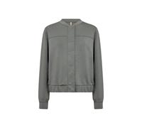 Soyaconcept Sweatjacke mit Druckknopfleiste Modell 'BANU' in Schilf, Größe L