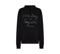 Sweatshirt SOYACONCEPT "SC-BANU 256", Damen, Gr. S, schwarz, Sweatware, Obermaterial: 48% Modal, 48% Polyester, 4% Elasthan, bedruckt, unifarben, figurumspielend hüftlang, Rundhals, Rippbündchen, Swea