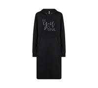 Soyaconcept Sweatkleid mit Känguru-Tasche Modell 'BANU' in Black, Größe XL