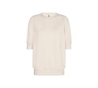 Kurzarmhemd SOYACONCEPT "Soya Concept T-shirt SC-BANU", Damen, Gr. S, Normalgrößen, beige (1620 cream), Obermaterial: 48% Modal, 48% Polyester, 4% Elasthan, Hemden (95501757-S) 1620 cream