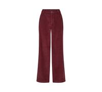 Cordhose SOYACONCEPT "SC-BINDI 19-C", Damen, Gr. 44, N-Gr, rot (dunkelrot), Cord, Obermaterial: 90% Polyester, 10% Polyacryl, unifarben, normal, Hosen (41053614-44) dunkelrot