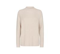 Stehkragenpullover SOYACONCEPT "SC-KANITA 4" Gr. S, beige (91620 cream melange) Damen Pullover (13809209-S) 91620 cream melange