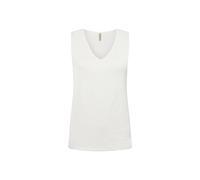 Soyaconcept Top mit V-Ausschnitt Modell 'Marica' in Offwhite, Größe L