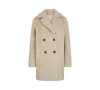 Plüschjacke SOYACONCEPT "SC-MUKITE 1", Damen, Gr. L, beige (sand), Plüsch, Obermaterial: 100% Polyester, unifarben, Modisch, Jacken (78058158-L) sand