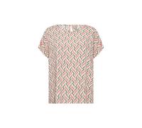 SOYACONCEPT Damen Shirt SC-Penny, Viskose, Kurzarm, Rundhals, Peach Pink, Gr.XXL