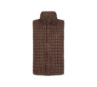 Kurzweste SOYACONCEPT "Soya Concept Vest SC-SEVILLA 2", Damen, Gr. S, 8694 hot fudge, Obermaterial: 100% Polyester, Westen (20805435-S) 8694 hot fudge