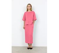 Rundhalsshirt SOYACONCEPT "SC-BANU 231", Damen, Gr. S, rapture rose, Single Jersey, Obermaterial: 48% Modal, 48% Polyester, 4% Elasthan, unifarben, hüftlang, Rundhals, Shirts Rundhalsshirt (25330747-S