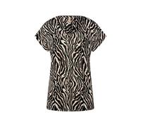 soyaconcept® T-Shirt mit Leinen-Anteil Damen schwarz, S