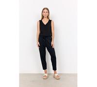 Shirttop SOYACONCEPT "SC-MARICA 283", Damen, Gr. S, schwarz, Jersey, Obermaterial: 93% Lyocell, 7% Elasthan, unifarben, normal, V-Ausschnitt, Tops Shirttop (45836036-S) schwarz