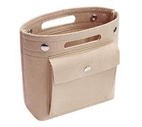 Soyizom Mini Organizer Filz Taschen Innentaschen Einkaufstasche Geldbörse Organisator einfügen für Speedy Neverfull NeoNoe BB,Beige