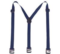 SOYNIA Hosenträger Suspender 2,5 cm Haken Verstellbare Schnalle Kunststoff Haken Herren Gurt Unsichtbar Riemen Marineblau