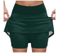 SOYNIA Hübscher Rock Damen Rock Plus Size Frauen Frauen Elastische Taille Athletische Jogginghose Leicht Bequem Mit Jupe Longues XXL Dunkelgrün