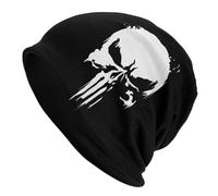 SOYNIA Mütze Beanie Hut Skullies Beanies Mode Hüte Heavy Metal Skelett Dünne Bonnet Spezial Kappen Männer Damen Ohren Schützer OneSize Asthe Picture