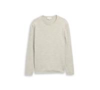 Tom Tailor Rundhalspullover Regular Fit Space Dye Herren Gr. M, olive multicolor