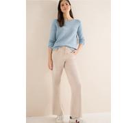 Strickpullover CECIL, Damen, Gr. S (38), cloud blau, Web, 75% Baumwolle, 25% Polyester, gemustert, comfort fit normal, Rundhals, Rippbündchen, Pullover Strickpullover, im soften Baumwoll-Mix (40899532