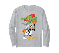 Space Jam Looney Tunes Bugs Daffy Basketball Classic Heroes Langarmshirt