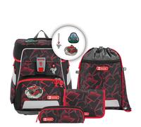 SPACE Schulranzen Set 5tlg Ninja Yuma-schwarz