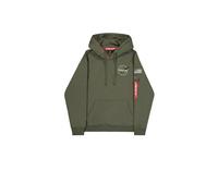 Alpha Industries Space Shuttle Hoodie Größe L Grün