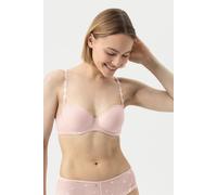 Bügel-BH MEY "Pretty Joan", Damen, Gr. 80, Cup E, rosa (blossom), Obermaterial: 77% Polyamid, 23% Elasthan, BHs Bügel-BH, Half-Cup, multicolor-Trägerstickerei (43924248-80) blossom