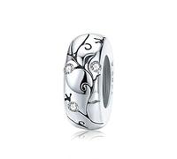 Spacer Charm 925 Sterling Silber Clip Stopper Charm für Pandora Charm Armband