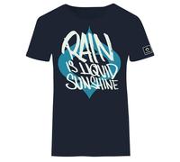 Spade Rain Is Liquid Sunshine Tee - Midnight Blue, XL
