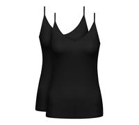 Mey Spaghetti-Top Damen, schwarz, Größe L/XL