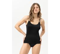 Mey Damen Spaghetti Top Basics Serie Emotion 55200 – Schwarz, Größe 48