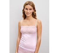 Spaghettitop CALIDA "Sensual Secrets", Damen, Gr. XS (36/38), rosa (orchid rose), Single Jersey, Obermaterial: 57% Viskose, 38% Baumwolle, 5% Elasthan, normal hüftbedeckend, Rundhals, Tops, semitransp