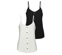 LASCANA Spaghettitop Damen creme, schwarz Gr.44/46