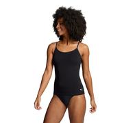 Spaghettitop PUMA "WOMEN CAMISOLE HANG", Damen, Gr. XL, schwarz, Single Jersey, Obermaterial: 57% Baumwolle, 38% Modal, 5% Elasthan, slim fit hüftbedeckend, Rundhals, Tops, mit verstellbaren Trägern f