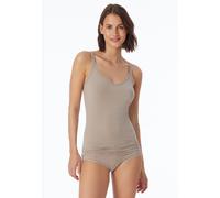 Schiesser Damen Spaghettitiop Top Personal Fit - 172722, Größe Damen:3XL, Farbe:braun