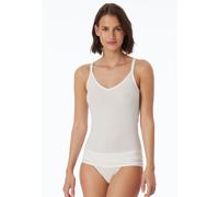 Schiesser Damen Spaghettitiop Top Personal Fit - 172722, Größe Damen:XL, Farbe:naturweiss