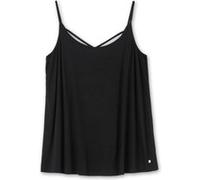 Spaghettitop SHEEGO, Damen, Gr. 54, schwarz, 95% Viskose, 5% Elasthan, unifarben, Rundhals, Tops (93513605-54) schwarz
