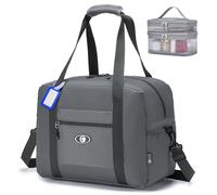 SPAHER Handgepäck Tasche 40x30x20 Wizzair Vueling Faltbare Reisetasche Flugzeug Klein 25L Weekender Damen Herren mit Kosmetiktasche Travel Duffle Bag Sporttasche Schwimmtasche Carry On Luggage