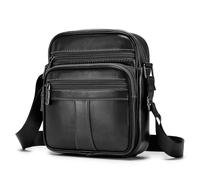 SPAHER Herren Tasche Leder Umhängetaschen Herren Handtaschen Ledertasche Herren Klein Leder Handgelenktasche Messenger Tasche Herren schultertasche Geschenk für Männer