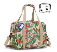 SPAHER Reisetasche Faltbare Handgepäck Tasche 40x30x20 Wizzair Vueling Volotea Tuifly Hand Luggage Handtaschen Organizer Duffle Bag Reise-Gepäck Koffer Tasche Weekender Bag mit 1 Kulturbeutel