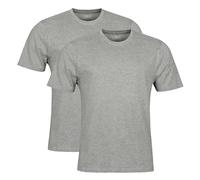 Spairs Herren Einfarbige Bambus-T-Shirts - 2er-Pack, Rundhalsausschnitt, weich, atmungsaktiv, ohne Etikett, Kurzarm, Bambus- & Baumwollmischung, viele Farben, Größen S, M, L, XL, XXL, L