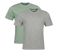 Spairs Herren Einfarbige Bambus-T-Shirts - 2er-Pack, Rundhalsausschnitt, weich, atmungsaktiv, ohne Etikett, Kurzarm, Bambus- & Baumwollmischung, viele Farben, Größen S, M, L, XL, XXL, XXL