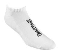 Spalding Low Cut Socks - 2 Paar Basketball Socken Weiß 39-42 (M)