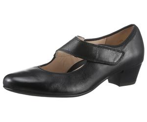 Spangenpumps ARA "CATANIA", Damen, Gr. 2,5, schwarz, Glattleder, Schuhe Spangenpumps, mit Klettriemchen (51224736-2,5) schwarz