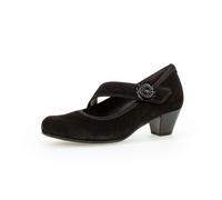 Spangenpumps Effektleder beige schwarz, 38.5 EU | 5.5 UK